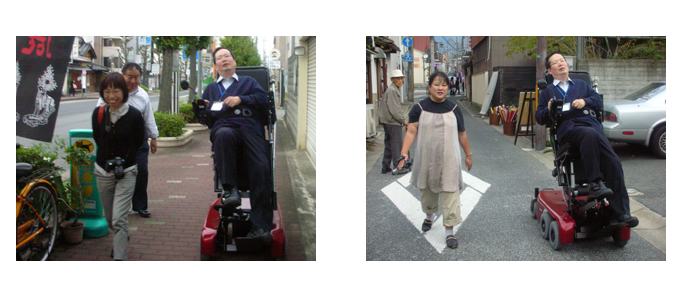 立ち乗り電動車いす